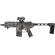 SB Tactical FS1913 Pistol Stabilizing Brace - Sig MPX, MCX, Rattler &amp; Rock River LAR-PDS Compatible, Includes Folding Hinge, Aluminum Strut, Black, FS1913A-01-SB