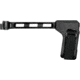 SB Tactical FS1913 Pistol Stabilizing Brace - Sig MPX, MCX, Rattler &amp; Rock River LAR-PDS Compatible, Includes Folding Hinge, Aluminum Strut, Black, FS1913A-01-SB
