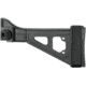 SB Tactical UMP and APC Folding Pistol Brace w/ Adjustable Nylon Stabilizing Strap, Black, SBTSBT-01-SB
