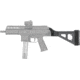 SB Tactical UMP and APC Folding Pistol Brace w/ Adjustable Nylon Stabilizing Strap, Black, SBTSBT-01-SB
