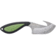 Schrade Isolate Ultimate Gut Hook Fixed Blade Knife, 3in, AUS-10 Steel, Drop Point/Gut Hook Blade, Black/Green Rubber Overmolded Handle, 1159330