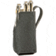 Sentry Handcuffs Double Pouch Open Top, Black, 25NP27BK