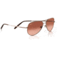 Serengeti Aviator Sunglasses, Small - Silver Frame Champagne, Drivers Gradient Lens 7095