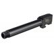 SGM Tactical Glock 17 Compatible Match Barrel Threaded Nitride, Black, SGMTGB17TN