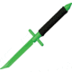Shadow Tech Scorpion Zombie Knife Knife, Zombie Green Blade, Black paracord wrapped handle STK950