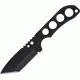 Shadow Tech Shadow Series Fixed Knife, Tanto, Black Finish, Plain Blade STK079