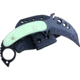 Shadow Tech Street Fighter Karambit, Moonglow G-10 Handle, Black Plain, NO STSFKBPMG