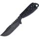Shadow Tech Talon Lite Knife, 7in Overall, 3in Black Powder Coated 8670 Steel Clip Point Blade, Black Cord Wrapped Handle, American Flag Artwork On Sheath, STK1027