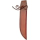 Sheath Brown Leather Sheath, Fits Up To 7in Blade, Leather Thong, SHE-660512