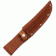 Sheath Fixed Knife Sheath, Brown basketweave leather,Fits up to 5in blade SH1134