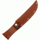 Sheath Fixed Knife Sheath, Brown basketweave leather,Fits up to 6in blade SH1135