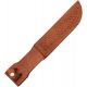 Sheath Fixed Knife Sheath, Brown basketweave leather,Fits up to 7in blade SH1136