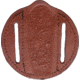 Sheath Round Leather Sheath, Brown Leather Construction, 3.75in Diameter, SH1172