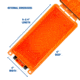 Sheffield Field Box, Orange, 12630