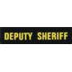 Shellback Tactical Deputy Sheriff ID Placard, Hook Back, 1 x 5in?h, Gold on Black, One Size Fits Most SBT-X213231A-DSH-GB