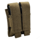 Shellback Tactical Double Pistol Mag Pouch, Molle compatible, Coyote, One Size, SBT-5000-CT