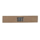 Shellback Tactical ID Placard w/ Hook Back, 1x5in, SRT/Black On Coyote, SBT-X213231A-SRT-BC