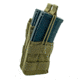 Shellback Tactical Single Stacker Open Top Pouch for Two M4/AR15 Mag, Coyote, One Size, SBT-1100-CT
