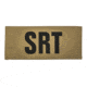 Shellback Tactical SRT ID-Placard, Hook Back, 2 x 5in?h, Black on Coyote, One Size Fits Most SBT-X213230-SRT-BC