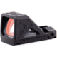Shield Sights RMSsc Reflex Mini Sight Sub-Compact 1x 17.35x14.35mm Reflex Red Dot Sight, 8 MOA Dot Reticle, Black, RMSsc-8MOA-Glass