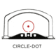 SIG SAUER Romeo2 Red Dot Sight, 1x30mm, Circle Dot Dual Reticle, Black, SOR21000