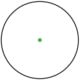 SIG SAUER Romeo MSR GEN II 1x20 mm Reflex Red Dot Sight, 2 MOA Green Dot Reticle, Black, SORMSR102