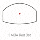 Sig Romeo 1Pro 1x30mm Red Dot Sight, 3 MOA Dot Reticle, Aircraft Grade Aluminum, Black, SOR1P100