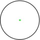 SIG SAUER ROMEO5 Gen 2 Reflex Green Dot Sight, 1x20mm, 2 MOA Green Dot, Black, SOR5102
