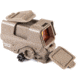 SIG SAUER Romeo8T Red Dot Sight, Ballistic Circle Dot, 0.5 MOA ADJ, CR123A, Hex Bolt Mount, Shroud, FDE, SOR81003