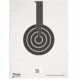 SIG SAUER T300 5-Pack Bullseye Targets, Black, SC-T350