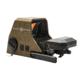 SightMark Ultra Shot Open 1x 33x24mm Reflex Red Dot Sight (A-Spec), 5 MOA dot, 3 MOA dot with 50 MOA circle, 3 MOA dot with 50 MOA crosshair, 3 MOA dot with 30 MOA circle/crosshair (subtensions total 50 MOA) Dark Earth, SM26032DE