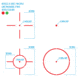 SightMark Ultra Shot R-Spec 1x 33x24 mm Reflex Red Dot Sight, 5 MOA dot, 3 MOA dot with 50 MOA circle, 3 MOA dot with 50 MOA crossshair, 3 MOA dot with 30 MOA circle/crosshair (subtensions total 50 MOA), Dark Earth, SM26031DE