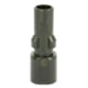 SilencerCo 3-Lug Muzzle Device, 5/8x24, 9mm, Black, AC2609
