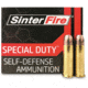 SinterFire Special Duty Self-Defense 38Spcl 110 Grain Hollow Point Frangible Brass Cased Pistol Ammo, 20 Rounds, SF38110SD(200)
