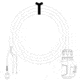 SiOnyx Nightwave Analog Video / Power Cable, 1m, 100289