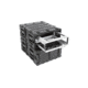 SKB Cases 4U Removable Shock Rack, Rackable Depth 20in, Black, 24in x 19in x 7in 3RR-4U20-22B