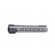 SLR 12.5 inch HELIX M-LOK .308 High Profile Handguard, Black, 308H-HELIX12.5ML