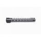 SLR 14.87 inch SOLO Ultra Lite M-LOK .308 Low Profile Handguard, Black, 308L-SOLO14.87ML-UL