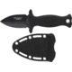 Smith &amp; Wesson HRT Boot/Neck Fixed Blade Knife w/Sheath, 2in, Stainless Steel, Rubber Overmolded Handle, 1160815