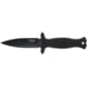 Smith &amp; Wesson HRT Boot/Neck Fixed Blade Knife w/Sheath, 4in, Stainless Steel, Rubber Overmolded Handle, 1160816