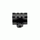 Sniper 3 Slot Medium Profile Riser Tactical Rail Mount, Black MRSSM3