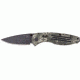 SOG Aegis Knife w/ SE Fold 3.5in. Steel Blade and Digi Camo GRN Handle, BLK TiNi Finish, Black AE06-CP