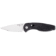 SOG Aegis Knife w/ SE Fold 3.5in. Steel Blade and GRN Handle, Satin Polish Finish, Black AE01-CP