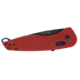 SOG Specialty Knives & Tools Aegis AT Folding Knives, 3.13in, Straight Edge, Cryo D2 Steel, Tanto, Rescue Red, GRN Handle, SOG-11-41-08-41