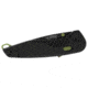 SOG Specialty Knives & Tools Aegis AT Folding Knives, 3.13in, Straight Edge, Cryo D2 Steel, Tanto, Black, GRN Handle, SOG-11-41-09-41