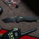 SOG Specialty Knives & Tools Aegis AT Folding Knives, 3.13in, Straight Edge, Cryo D2 Steel, Tanto, Black, GRN Handle, SOG-11-41-09-41