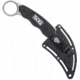 SOG Specialty Knives &amp; Tools Gambit Blade Knife, 2.58in, 7Cr17MoV Blade, Sheepsfoot, Black, Glass-Reinforced Nylon Handle, Silve, SOG-GB1001-CP