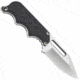 SOG Specialty Knives &amp; Tools Instinct Mini Fixed Blade Knife, 1.9in, 5Cr15MoV Blade, Clip Point, Black, Silver, Stainless Steel and G10 Handle, Silver, SOG-NB1002-CP