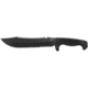 SOG Specialty Knives &amp; Tools Jungle Primitive Folding Knife, 9.5in, 8Cr13MoV Blade, Clip Point, Black, Kraton Handle, Black, SOG-F03TN-CP