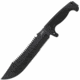 SOG Specialty Knives &amp; Tools Jungle Primitive Folding Knife, 9.5in, 8Cr13MoV Blade, Clip Point, Black, Kraton Handle, Black, SOG-F03TN-CP